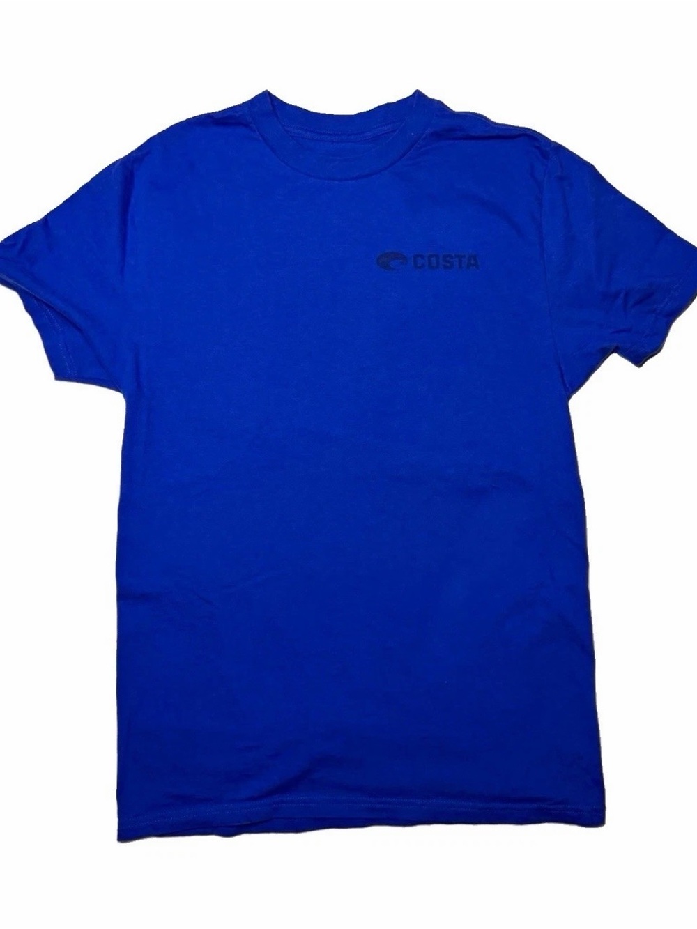 Costa Men's Bright Royal Blue Short Sleeve Crewneck Tee